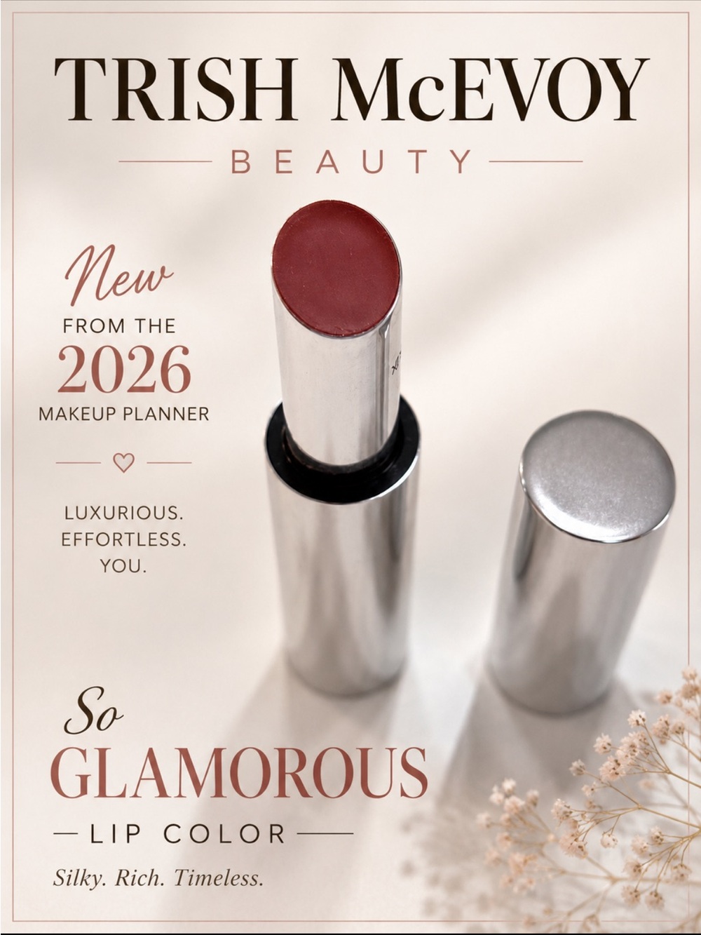 Trish McEvoy Lip Color - Rose Brown